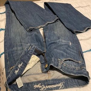 American Eagle 🦅 Blue jeans lightly used hip hugging long